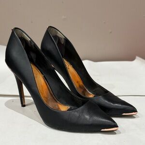 Ted Baker London Black Leather Heels